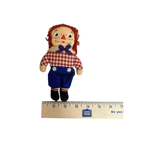 Vintage Knickerbocker 7 inch Raggedy Ann And Andy Small Dolls Lot of 4 - Picture 9 of 10